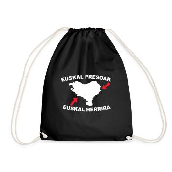 Euskal Presoak Euskal Herria Basque Country - Turnbeutel - Schwarz - Vorne