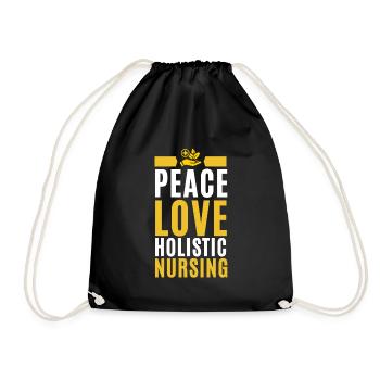 Homéopathie Médecine alternative, Soins infirmiers holistiques - Sac de sport léger - noir - Devant