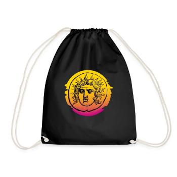 Greek Mythology Gods Ancient Greece - Drawstring Bag - black - Front
