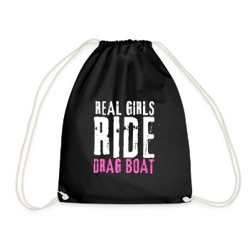 Courses de drag-boat et de hors-bord - Sac de sport léger - noir - Devant