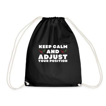 Options Trading Cash Secured Puts Future Forex - Drawstring Bag - black - Front
