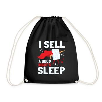 Best Salesman Bed Mattress Doctor - Turnbeutel - Schwarz - Vorne