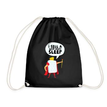 Meilleur vendeur de matelas de lit Docteur - Sac de sport léger - noir - Devant
