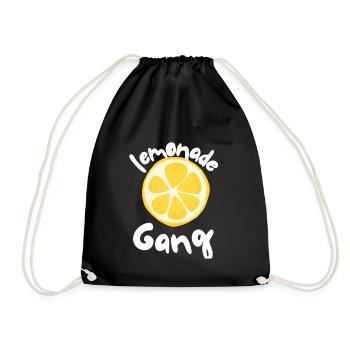 Sell Lemonade Stand Boss Juice Business Lemon - Turnbeutel - Schwarz - Vorne