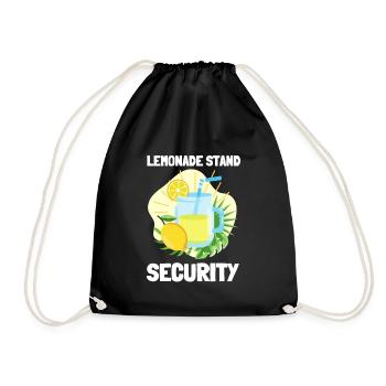 Sell Lemonade Stand Boss Juice Business Lemon - Turnbeutel - Schwarz - Vorne