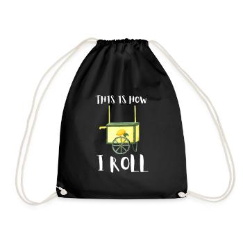 Sell Lemonade Stand Boss Juice Business Lemon - Turnbeutel - Schwarz - Vorne