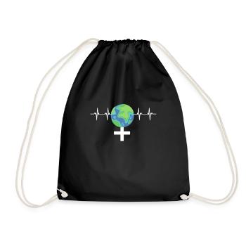Étudiante en technologie scientifique en STIM, - Sac de sport léger - noir - Devant