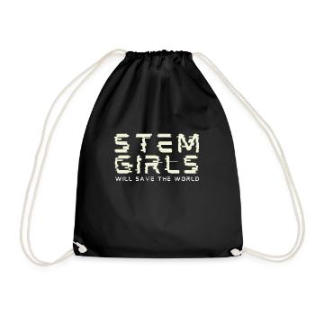 Étudiante en technologie scientifique en STIM, - Sac de sport léger - noir - Devant