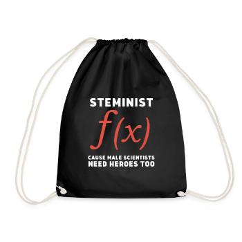 Étudiante en technologie scientifique en STIM, - Sac de sport léger - noir - Devant