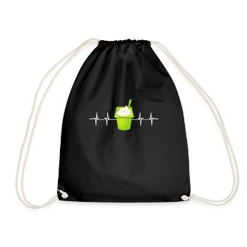 Probiotiques Produits laitiers, Yogourt glacé - Sac de sport léger - noir - Devant