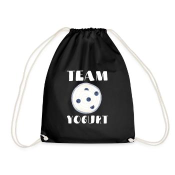 Probiotiques Produits laitiers, Yogourt glacé - Sac de sport léger - noir - Devant