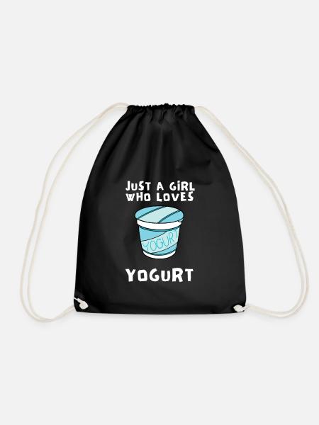 Probiotiques Produits laitiers, Yogourt glacé - Sac de sport léger - noir