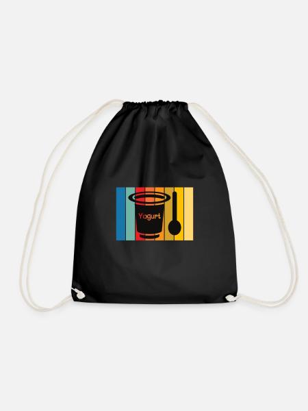 Probiotiques Produits laitiers, Yogourt glacé - Sac de sport léger - noir