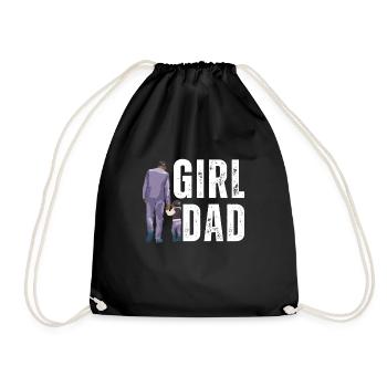 Protective Girl Dad, Dating My Daughter - Turnbeutel - Schwarz - Vorne