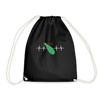 Maori Hei Tiki Tribal Tattoo New Zealand - Drawstring Bag - black - Front