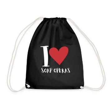 Telenovela Columbianas, émissions hispaniques et feuilletons - Sac de sport léger - noir - Devant
