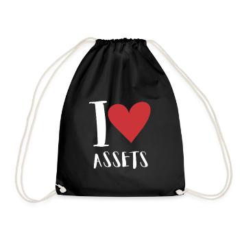 Actifs sur passifs Entrepreneur comptable - Sac de sport léger - noir - Devant