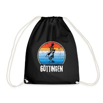 Göttinger Basketball Uni Göttingen Souvenir - Turnbeutel - Schwarz - Vorne