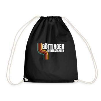 Göttinger Basketball Uni Göttingen Souvenir - Turnbeutel - Schwarz - Vorne