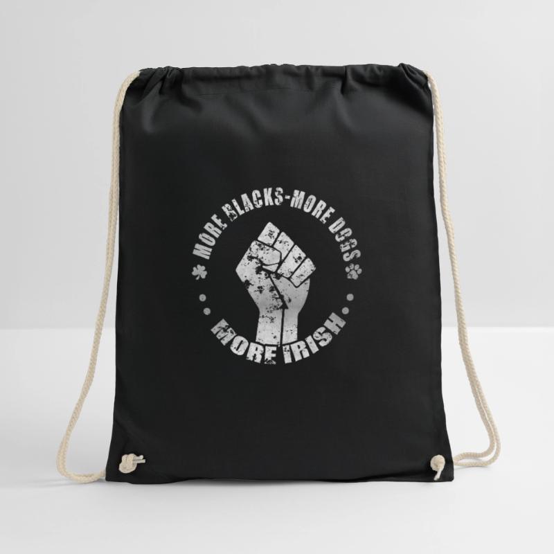 Plus de Noirs Plus de chiens Plus d’Irlandais Sac de sport léger