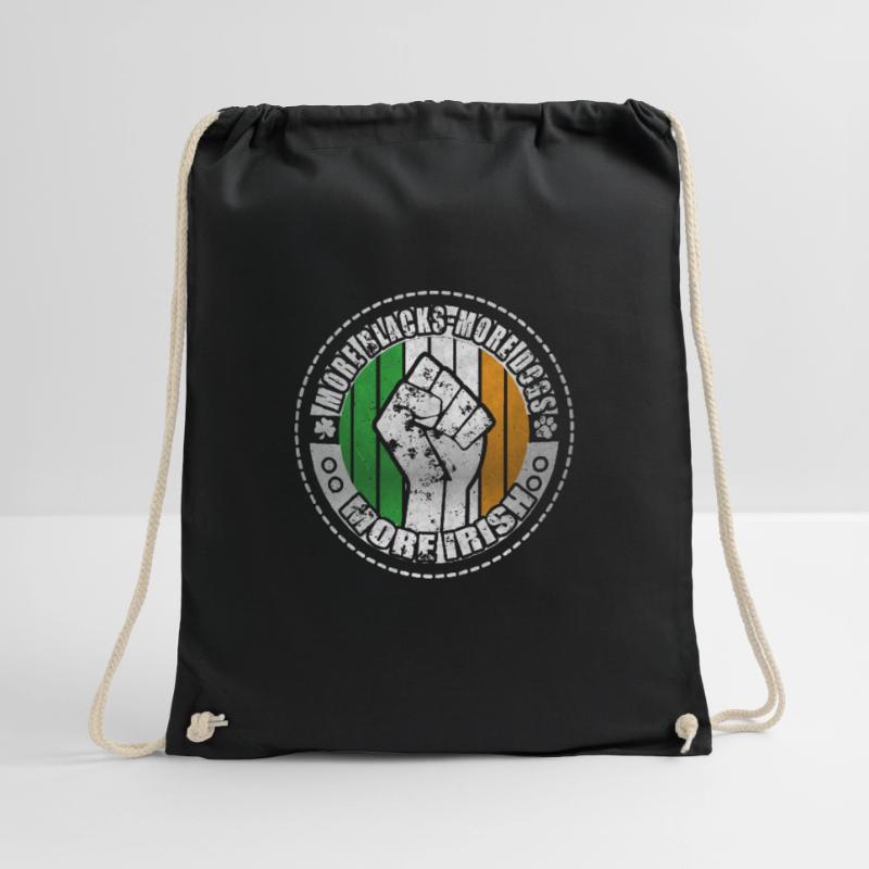Plus de Noirs Plus de chiens Plus d’Irlandais Sac de sport léger