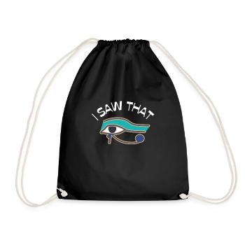 Hieroglyphics Egyptologist, Ancient Egyptian - Drawstring Bag - black - Front