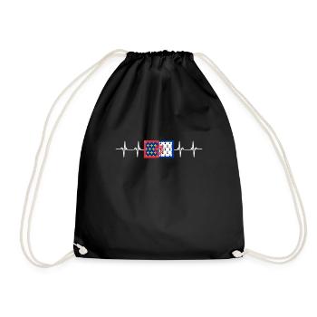 France Pays De Le Loire - Drawstring Bag - black - Front