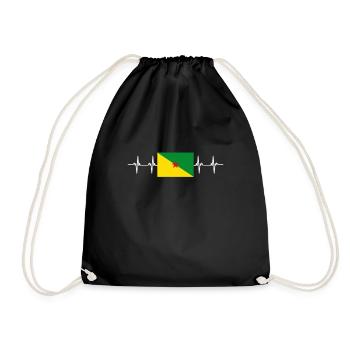 France French Guiana - Drawstring Bag - black - Front