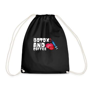 Botox Plastic Surgery And Aesthetic Nurse Injector - Drawstring Bag - black - Front