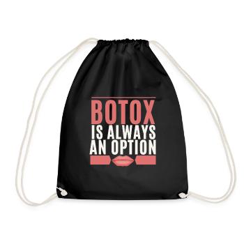 Botox Plastic Surgery And Aesthetic Nurse Injector - Drawstring Bag - black - Front