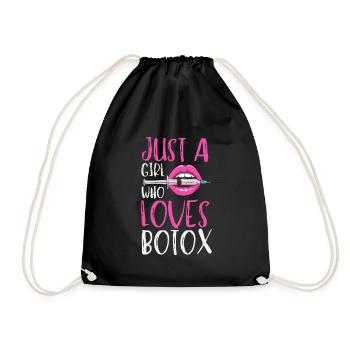 Botox Plastic Surgery And Aesthetic Nurse Injector - Drawstring Bag - black - Front