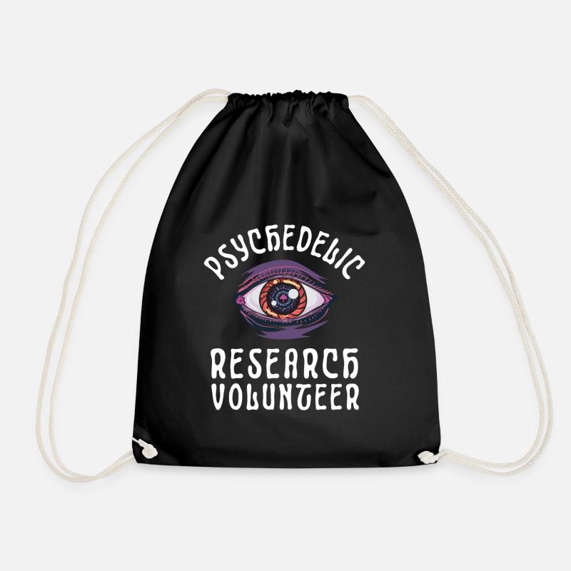 Psychedelic Research Volunteer - Turnbeutel - Schwarz