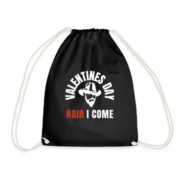 This Beard Is Taken - Bearded Man Valentines Day - Drawstring Bag - black - Front