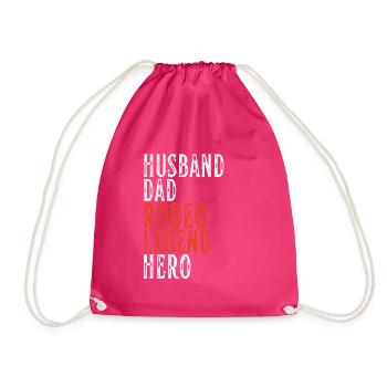 Future Bull Rider Steer Riding - Sac de sport léger - fuchsia - Devant