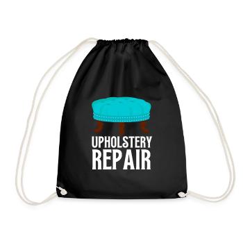 Restorer Furnishing Cushioning Upholstery - Drawstring Bag - black - Front