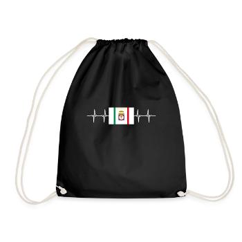 Italy Italian Apulia - Drawstring Bag - black - Front