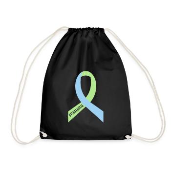 SPED Neurodiversity Dyscalculia - Drawstring Bag - black - Front