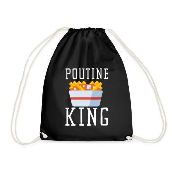 Cheese Curds Gravy Mix Canada Poutine - Sac de sport léger - noir - Devant