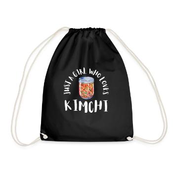 KBBQ Korean BBQ Kimchi Ramen - Drawstring Bag - black - Front