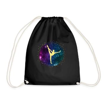 Cheerleader Tumbling Acrobat Cartwheel Maman - Sac de sport léger - noir - Devant