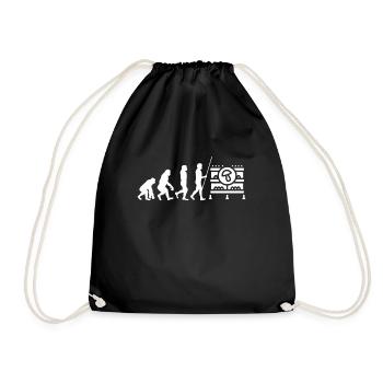 Mushroom Cultivation Farmer - Drawstring Bag - black - Front