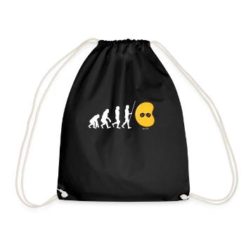 Just A Girl Who Loves Potato Chips - Drawstring Bag - black - Front