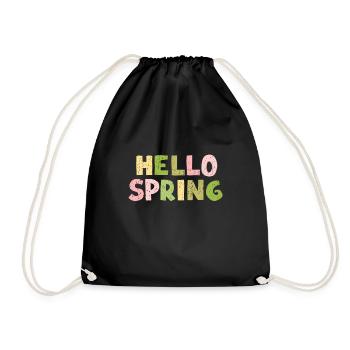 First Day Of Spring Equinox - Drawstring Bag - black - Front