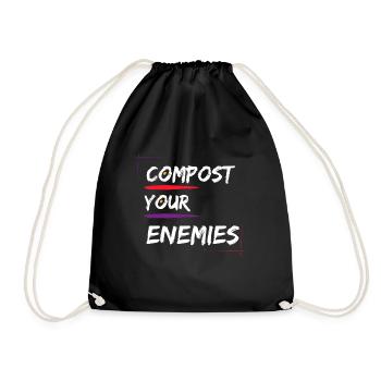 Compostez vos ennemis - Sac de sport léger - noir - Devant
