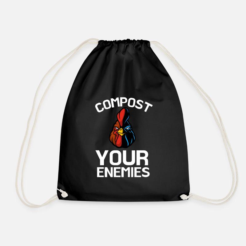 Compost Your Enemies - Turnbeutel - Schwarz