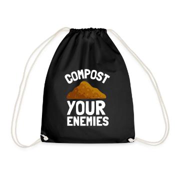 Compostez vos ennemis - Sac de sport léger - noir - Devant