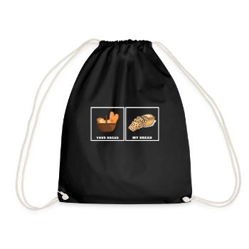 Baking Raisin Bread - Turnbeutel - Schwarz - Vorne