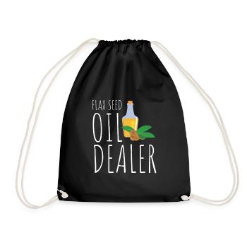 Superfood Huile de lin - Sac de sport léger - noir - Devant