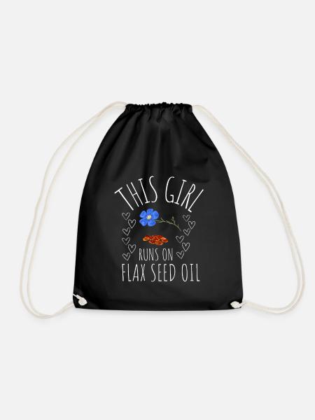 Superfood Flax Oil - Turnbeutel - Schwarz