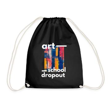 Décrochage scolaire - Sac de sport léger - noir - Devant